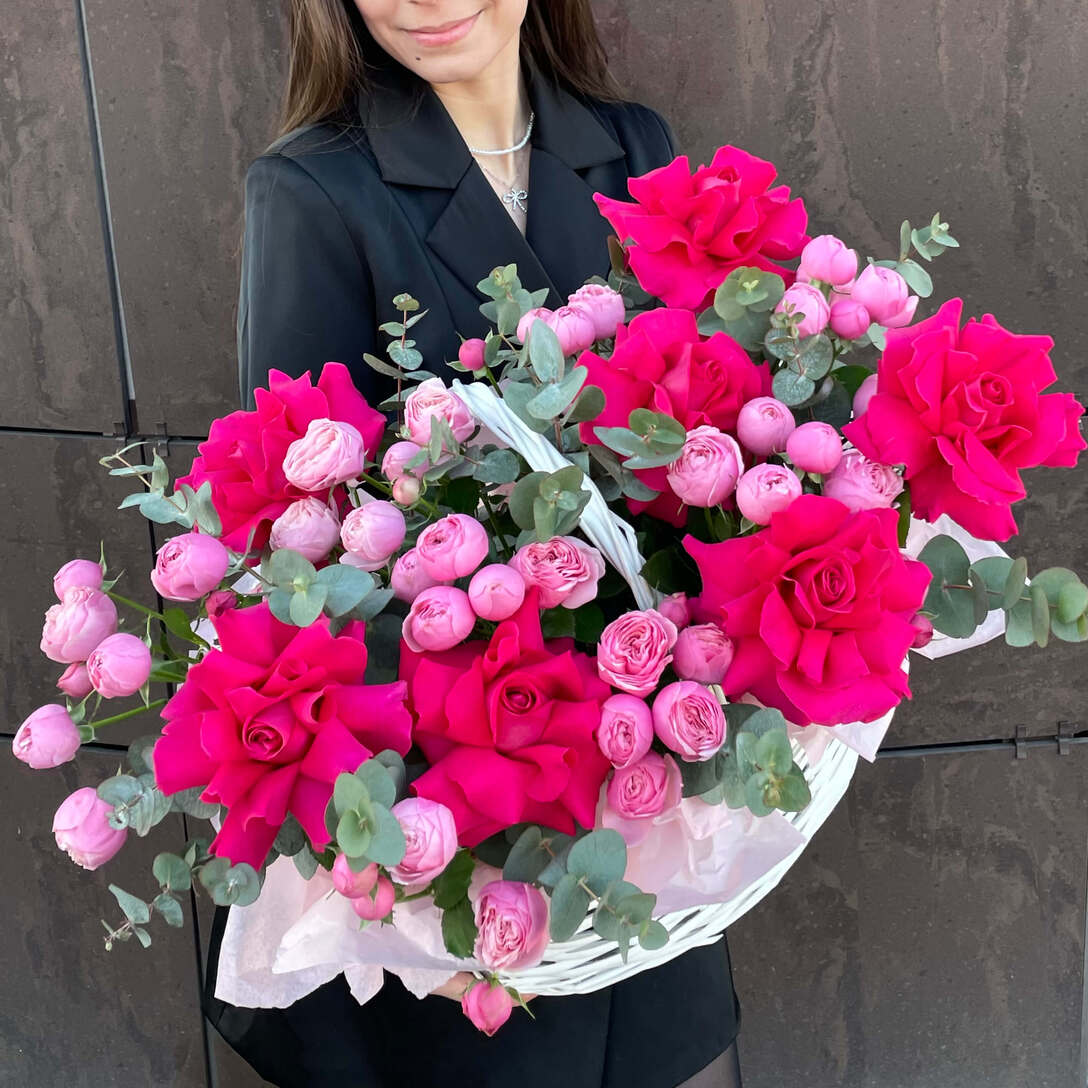 Букет в корзине в Санкт-Петербурге