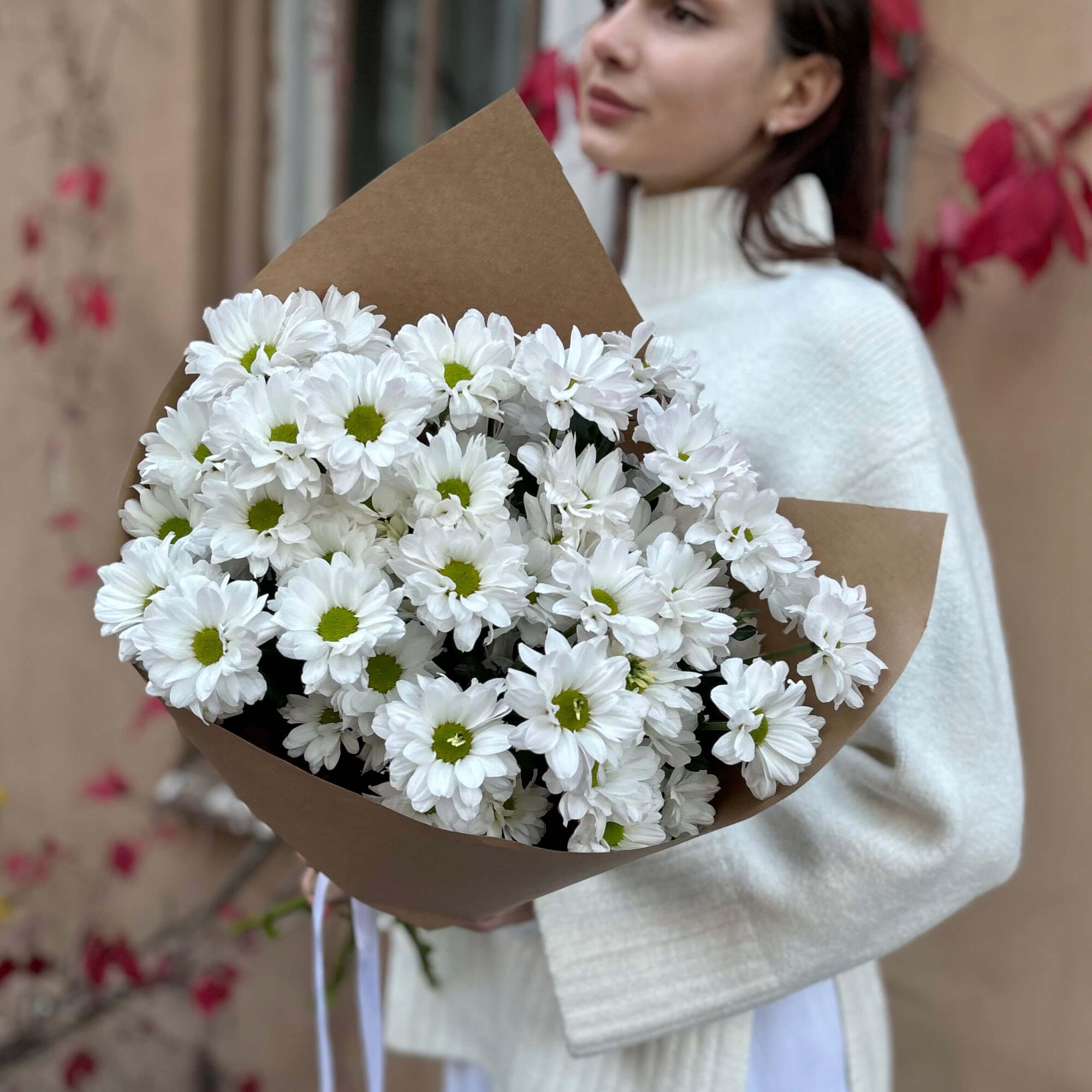 Букет из хризантем СПБ