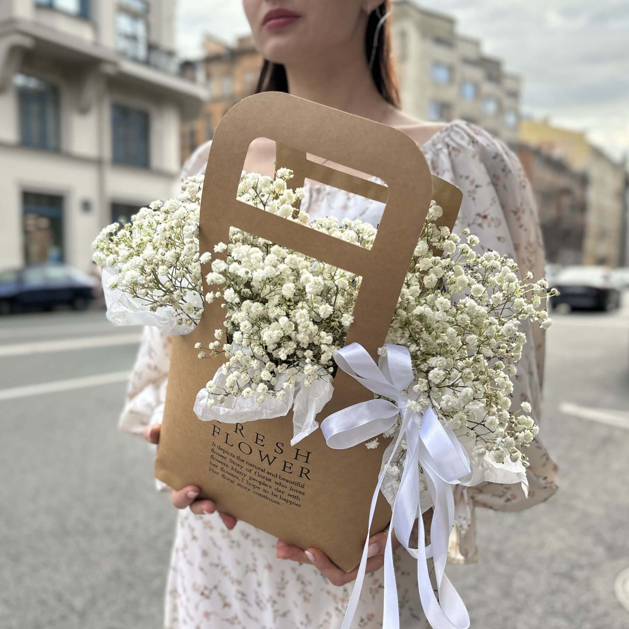 Букет из гипсофилы в Санкт-Петербурге