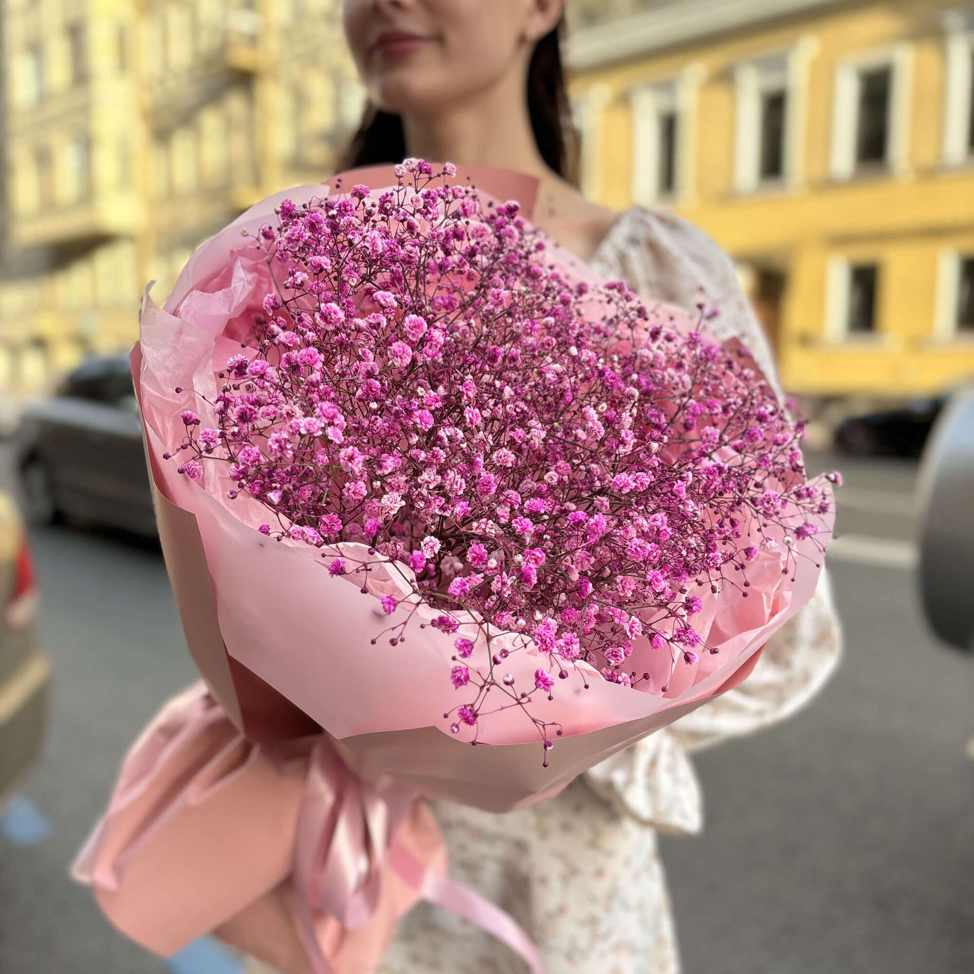 Букет из гипсофилы СПБ