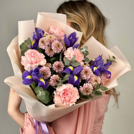 Авторский букет №221  "Весенняя поляна" Фото 2