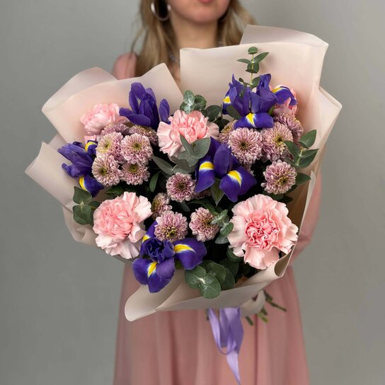 Авторский букет №221  "Весенняя поляна" Фото 3