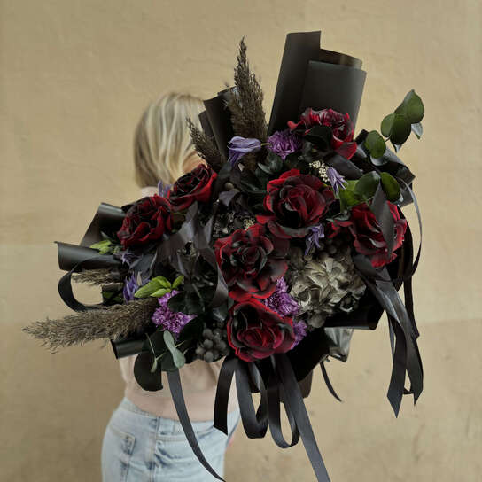 Авторский букет №130 с экзотическими цветами