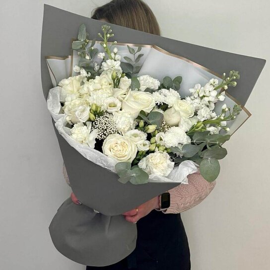 Авторский букет №296 Ваниль Фото 2