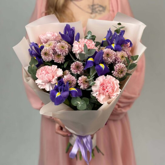 Авторский букет №221  "Весенняя поляна" Фото 4