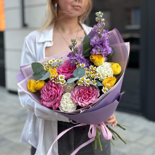 Авторский букет №390 Дофаминовая ласка