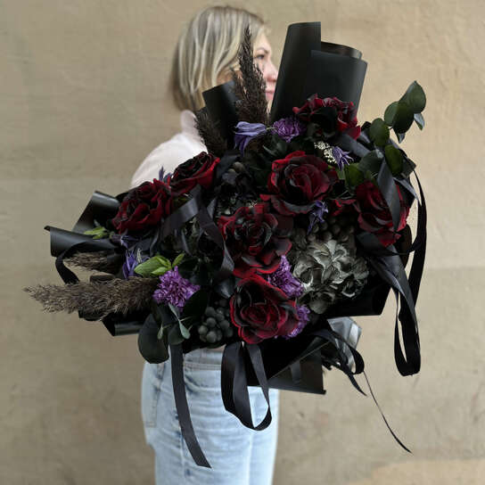 Авторский букет №130 с экзотическими цветами