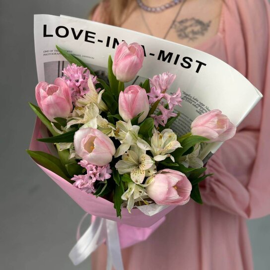 Авторский букет №223  "Нежный жест" Фото 4