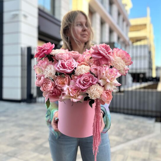 Композиция №190 "Розовая роскошь" Фото 3