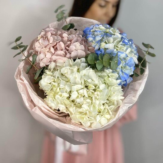 Монобукет №268 Гортензии Фото 3