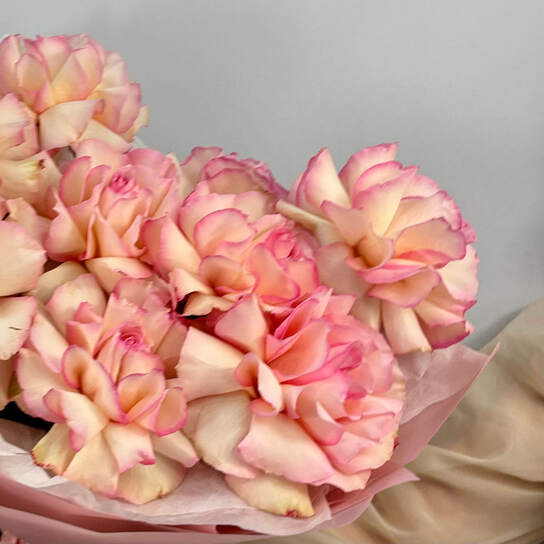 Монобукет №121, 9 французских роз