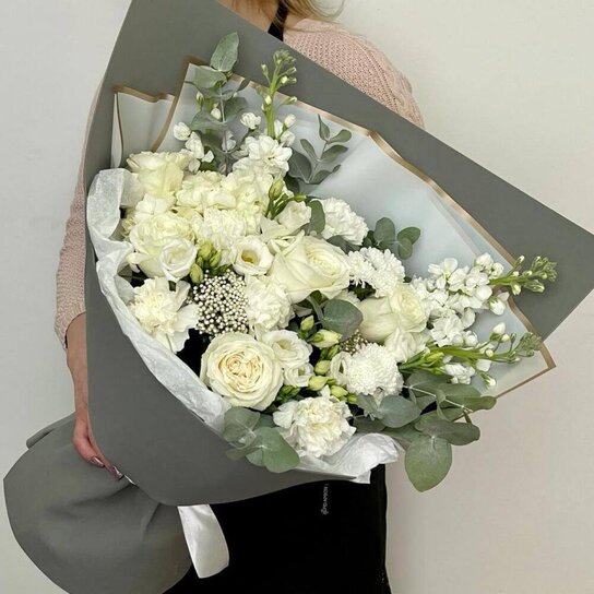 Авторский букет №296 Ваниль Фото 4