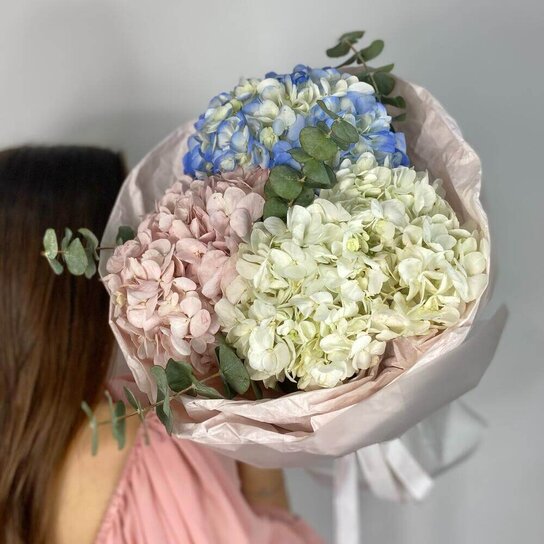 Монобукет №268 Гортензии Фото 2