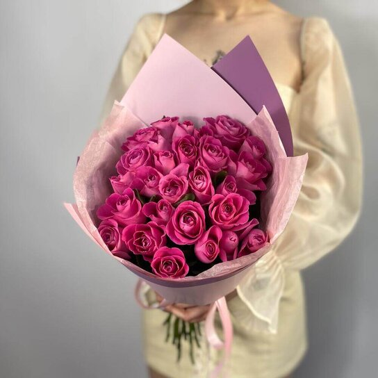 Монобукет №241 из 29 роз Аква