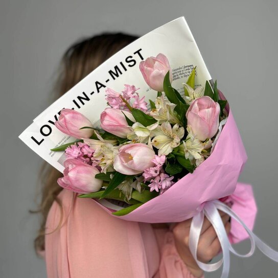 Авторский букет №223  "Нежный жест" Фото 2