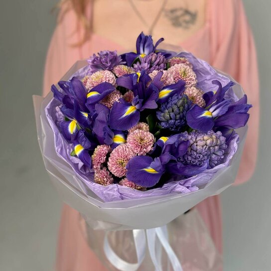 Авторский букет №222  "Блюз" Фото 2