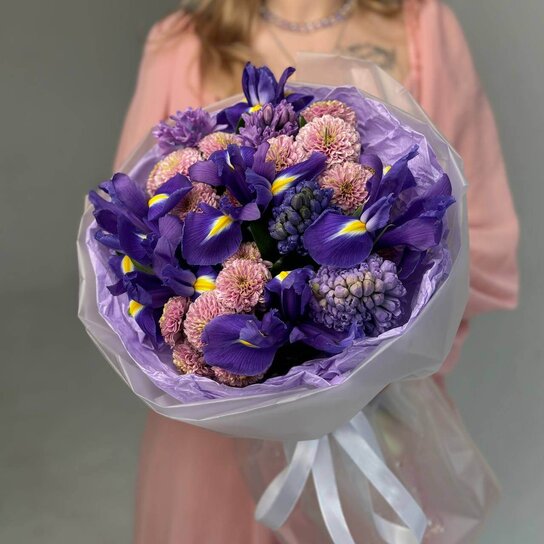 Авторский букет №222  "Блюз"