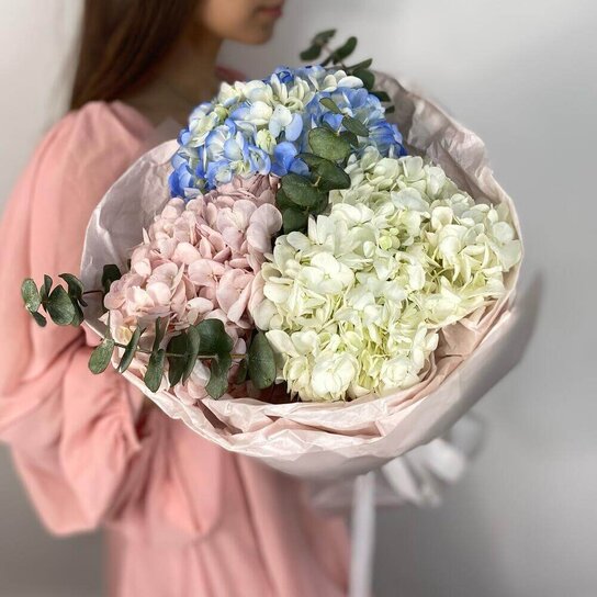 Монобукет №268 Гортензии Фото 4