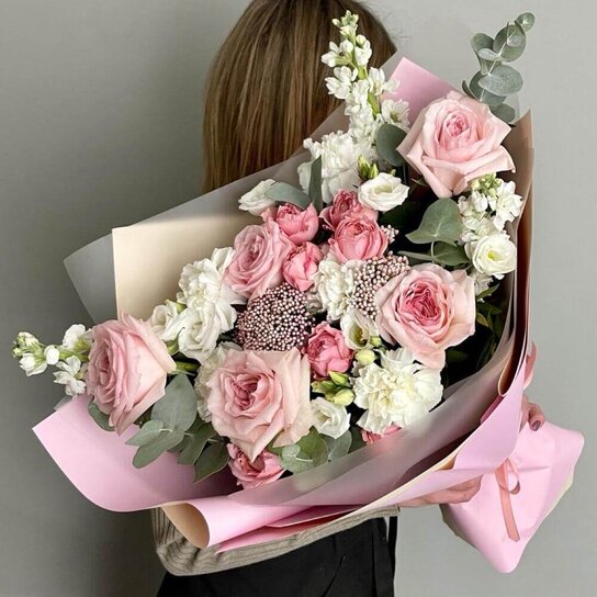 Авторский букет №295 Нежный зефир Фото 4