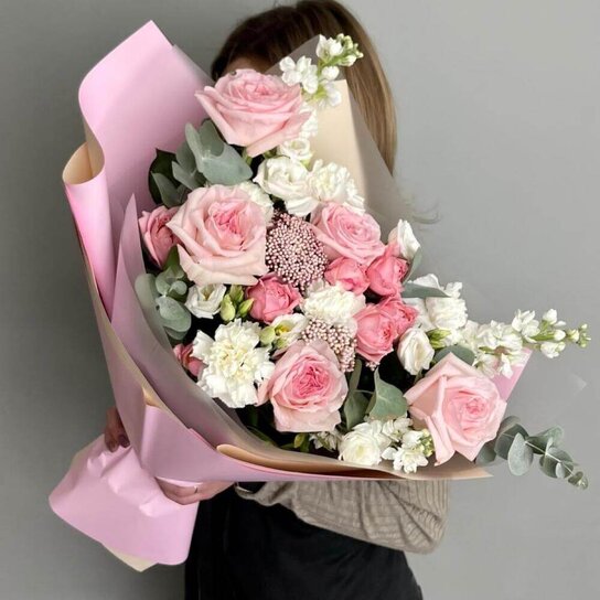 Авторский букет №295 Нежный зефир Фото 2